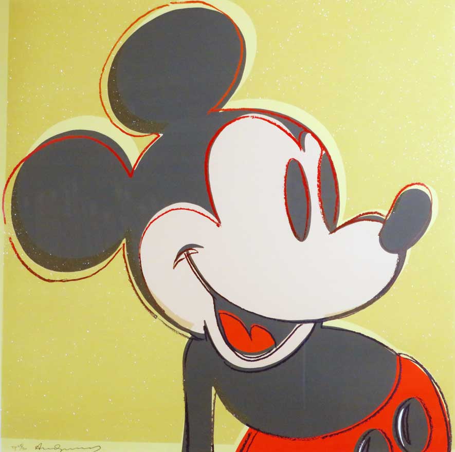 ミッキーマウス | アンディ・ウォーホル 買取・作品 | 現代アート